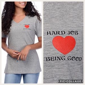 MTTM Hard Job V-Neck Tee